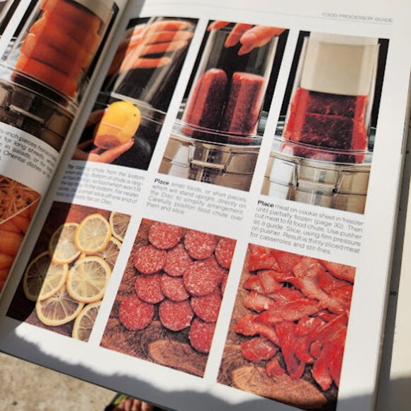 Cooking With A Food Processor Cookbook Book Hardcover GENERAL ELECTRIC 1978 - Picture 6 of 12